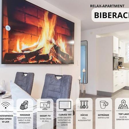 Relaxapartment 15 Massagesessel Smarttv Kueche Biberach an der Riß 외부 사진